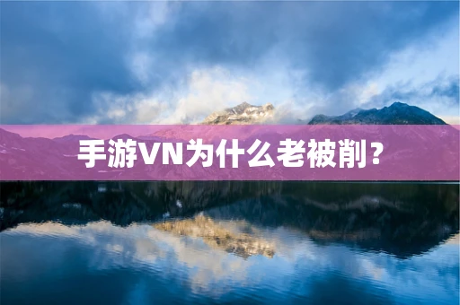 手游VN为什么老被削？
