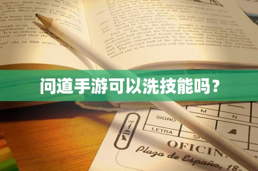 问道手游可以洗技能吗？