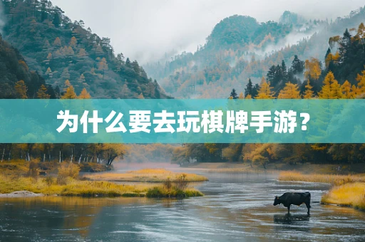 为什么要去玩棋牌手游？