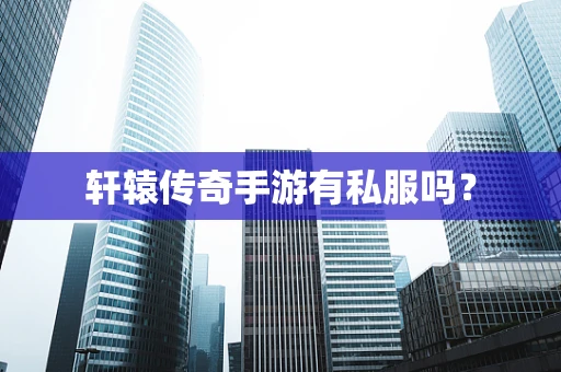 轩辕传奇手游有私服吗？