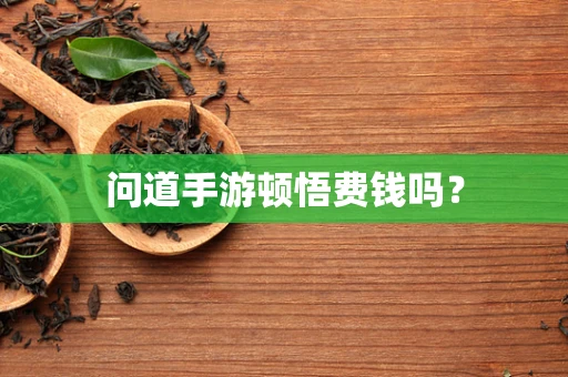 问道手游顿悟费钱吗？