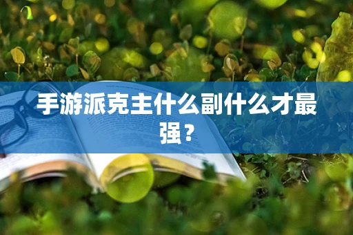 手游派克主什么副什么才最强？
