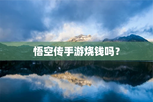 悟空传手游烧钱吗？