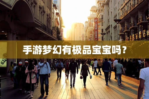 手游梦幻有极品宝宝吗？