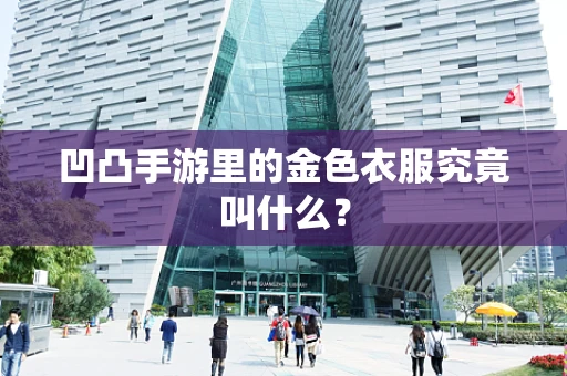 凹凸手游里的金色衣服究竟叫什么？