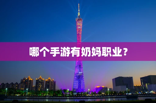 哪个手游有奶妈职业？