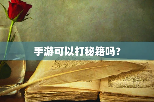 手游可以打秘籍吗？