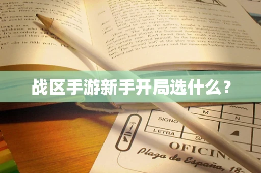 战区手游新手开局选什么？