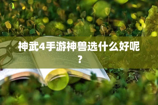 神武4手游神兽选什么好呢？