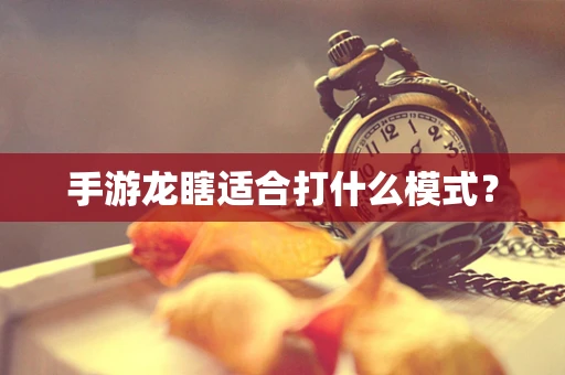 手游龙瞎适合打什么模式？