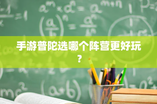 手游普陀选哪个阵营更好玩？