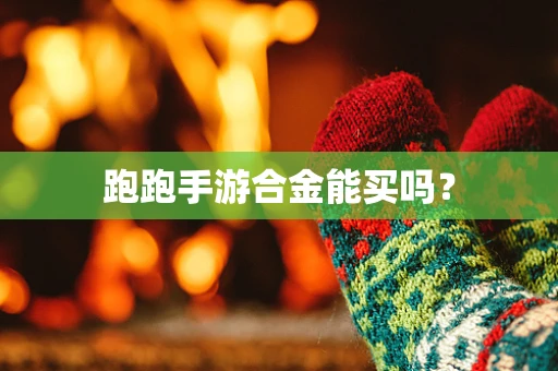 跑跑手游合金能买吗？