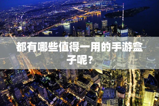 都有哪些值得一用的手游盒子呢？