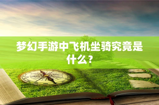 梦幻手游中飞机坐骑究竟是什么？