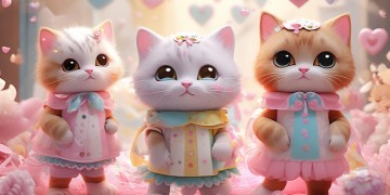手游猫咪奶妈组合究竟叫什么？
